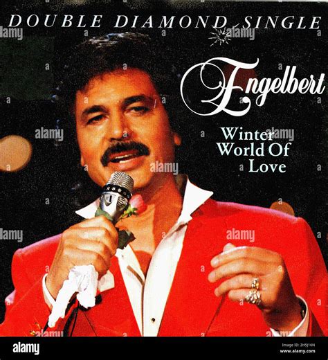 Vintage Single Record Cover Engelbert Winter World Of Love D