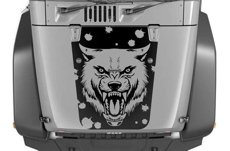 Jeep Wrangler (2007-2016) Custom Vinyl Hood Decal Kit – Factory Crafts