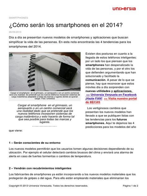 ¿cómo Serán Los Smartphones En El 2014 Telefonía Móvil Smartphone