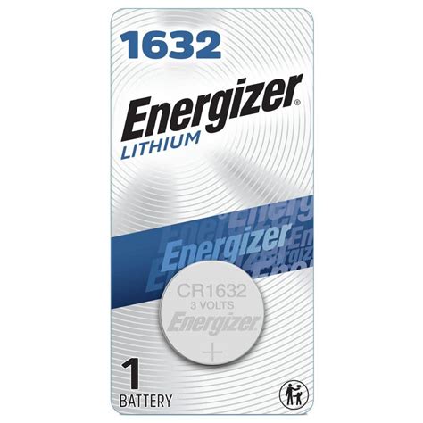 Energizer 1632 Lithium Coin Battery 1 Pack ECR1632BP The Home Depot