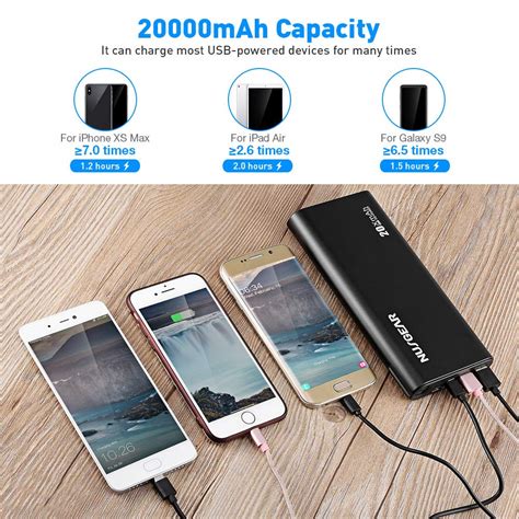 W Power Bank With Mah Power Delivery Charger Nusgear Portable