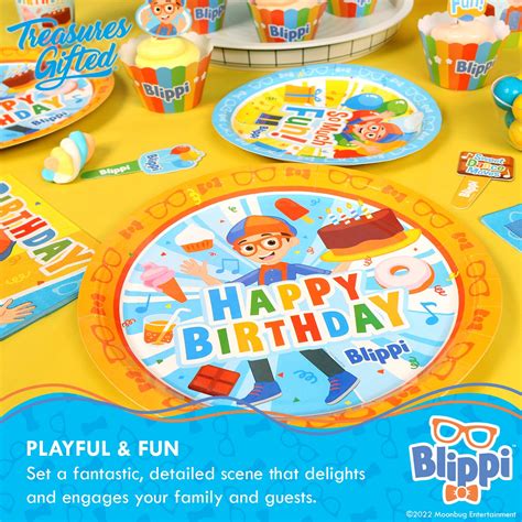 Blippi Party Cupcake Toppers & Blippi Cupcake Wrappers – Treasures Gifted