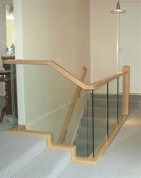 Interior Railings Glass Clear Carved