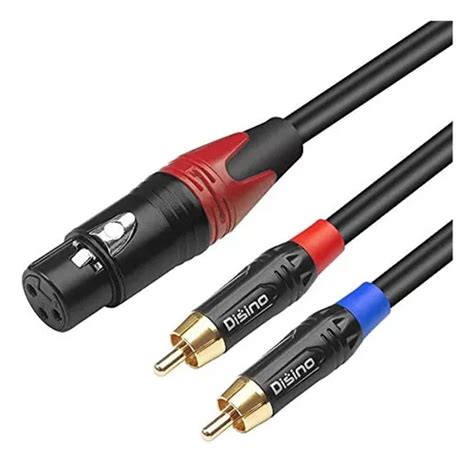 Disino Cable De Conexión Divisor Xlr Hembra A Dual Rca Y C MercadoLibre