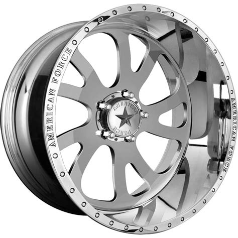 American Force Octane SS Polished 24x14 73mm With Nitto Trail Grappler