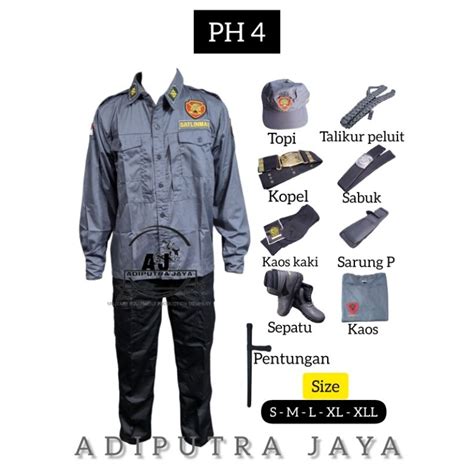 Jual Satu Set Seragam Pdl Linmas Model Tactical Terbaru Shopee Indonesia