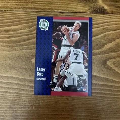 Fleer Larry Bird Boston Celtics Carte Basketball Neuve Avec