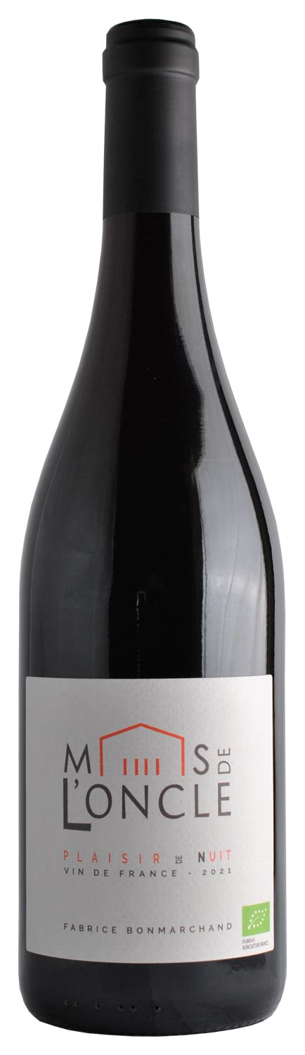 2021 MAS De L ONCLE Plaisir ROUGE Vin De France Bio Fabrice