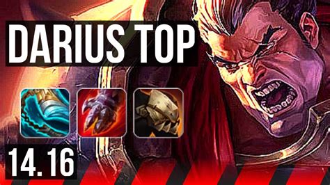 Darius Vs Garen Top 8 1 7 Dominating Na Master 14 16 Youtube