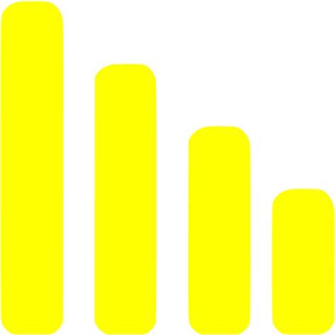 Yellow bar chart 4 icon - Free yellow chart icons