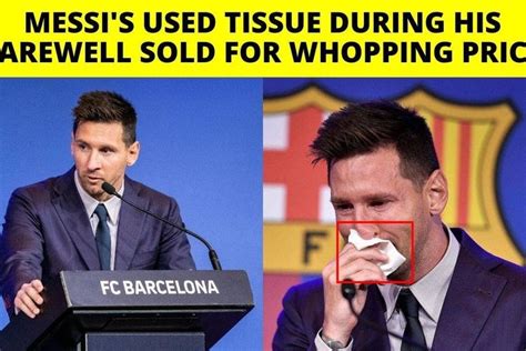 4 Benda Peninggalan Lionel Messi Ini Dilelang Dengan Harga Fantastis