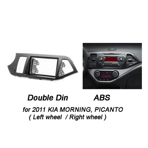 Double Din Car Radio Fascia For KIA Picanto TA Morning Stereo Dash