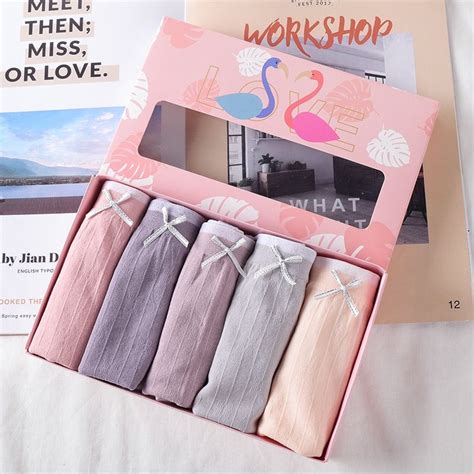 Pcs Set With Box Celeb Panties Naked Comfort Seamless Cotton Lace