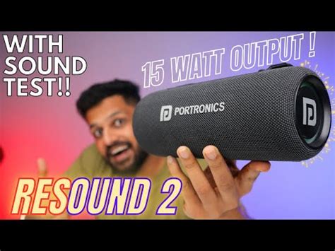 Portronics Resound 2 15W HD Sound Portable Wireless Bluetooth Speaker