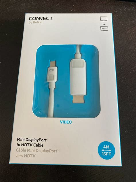 Connect By Belkin Mini DisplayPort To HDTV Cable Brand New EBay