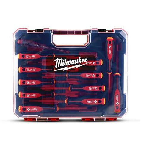 Milwaukee 4932479095 12pce 1000V VDE Screwdriver Set