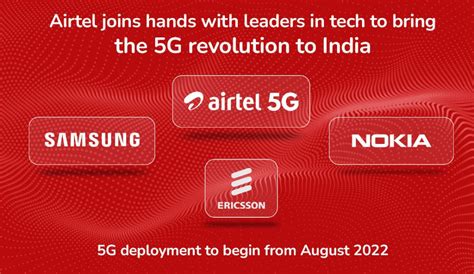 Airtel 5G Deployment To Begin This August