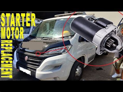 Où se trouve le démarreur dans le fourgon Fiat Ducato Fiat Ducato