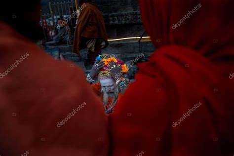 Kedarnath Uttarakhand India Devotos Visitando Kedarnath Templo Un