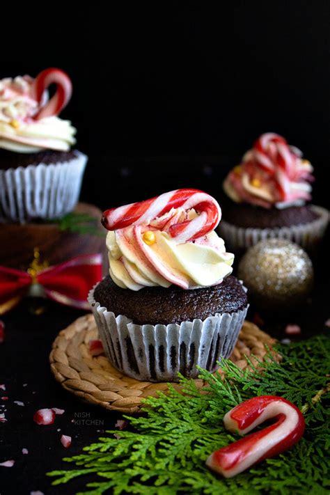 Chocolate Peppermint Cupcakes Video Nish Kitchen