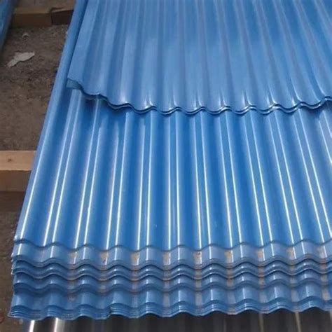 Fapal Roofs GI Blue Prepainted Galvalume Iron Roofing Sheets Thickness