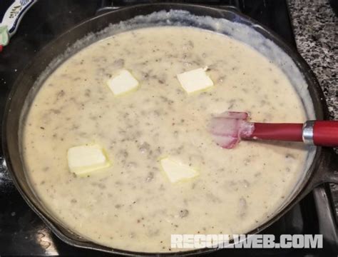 Game Dishes: Deer Sausage Gravy | RECOIL