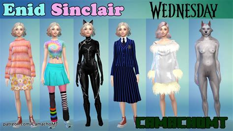 Enid Sinclair Wednesday Sims Youtube