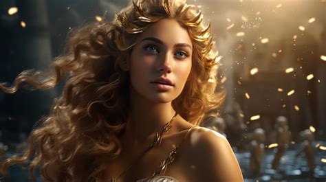 Premium AI Image | Aphrodite The greek goddess of love