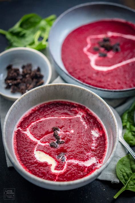 Rezept Rote Beete Suppe Mit Gin Gernekochen De