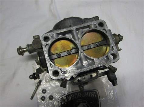 Lamborghini Countach Carburetor Weber 44 Dcnf With Air Horns Ebay