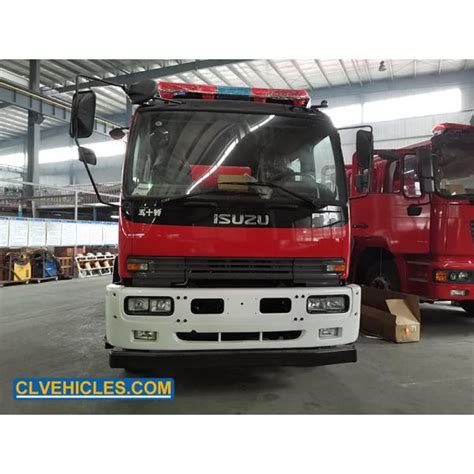 F Series 205hp Isuzu Fire Fighting Truck Fire Extinguisher Service Truck 4x2 From China Factory