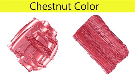 Chestnut Color How To Make Chestnut Color Color Mixing Youtube