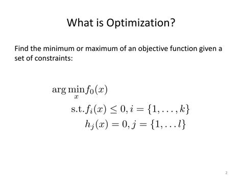optimization tutorial powerpoint    id