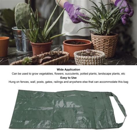 Conteneur De Culture De Plantes Sac De Plantation Suspendu Multi Trous