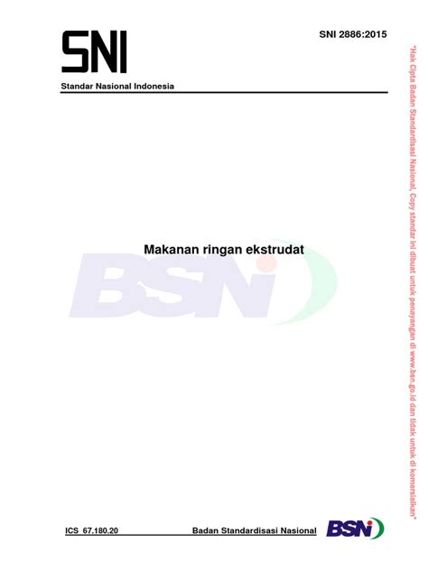 Pdf Sni Tepung Mokaf Dokumentips