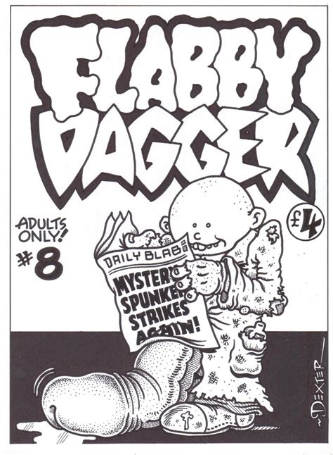 Flabby Dagger 8 Original Cover Art Dexter Cockburn Original Art