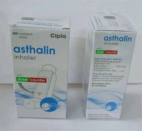 Salbutamol Inhalation Aerosol I P 100 Mcg Cipla Ltd At Rs 250 Piece In