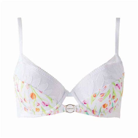 Soutien gorge ampliforme coque moulée tulipe Lina multicolore Morgan Lingerie Fitancy