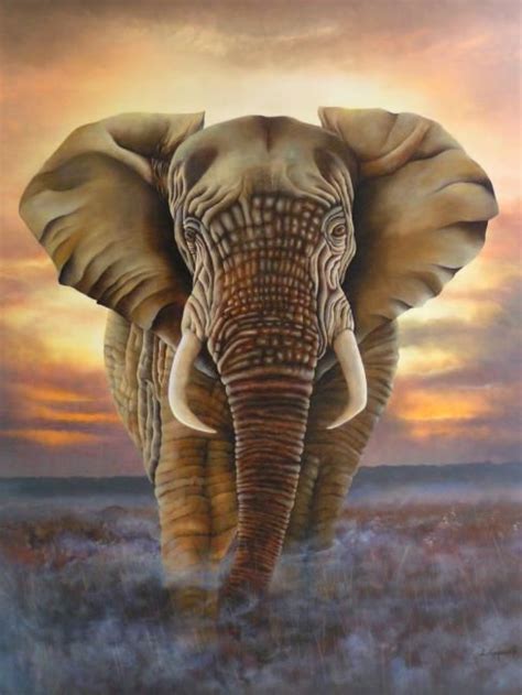 L L Phant Peinture Par Laurent Coquard Artmajeur L Phant