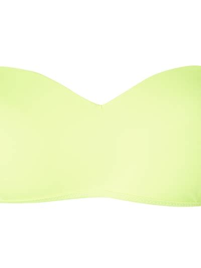 Guess Bikini Oberteil In Bandeau Form Neon Gelb Online Kaufen