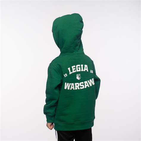 Zielona Bluza Z Kapturem Legia Warsaw Legia Warszawa Fanstore