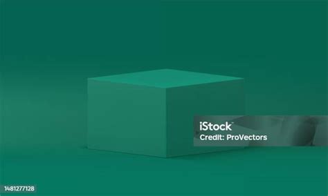 kotak persegi panjang  platform pondasi alas hijau desain dekorasi