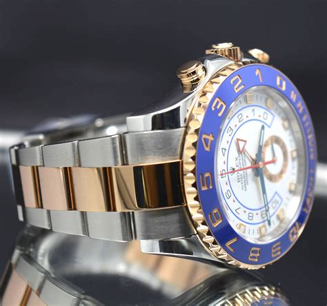 Rolex Yacht Master Ii Mm Steel K Rose Gold Tone Mint Awadwatches