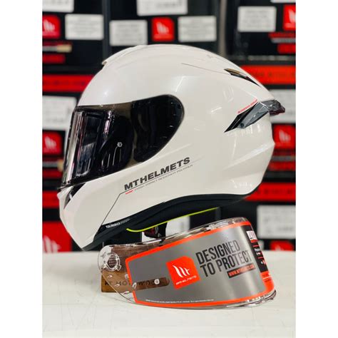 Mt Targo A Full Face Single Visor Helmet Free Clear Visor Solid