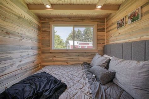 Tiny Home Has Main Floor Bedroom Loft Tiny Houses