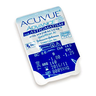 Acuvue Advance for Astigmatism Contact Lenses | Vision Direct UK