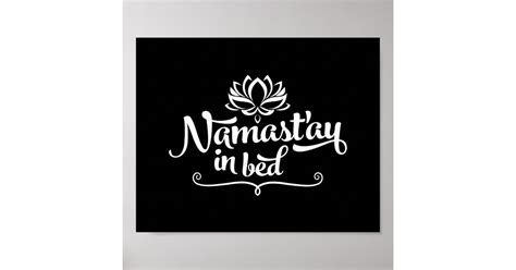 Namaste Funny Quote Poster | Zazzle