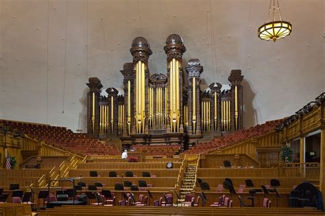 Salt Lake City Utah Usa Pipe Organ Inside Salt Lake Tabernacle