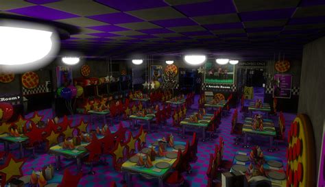 Fnaf C4d Fnaf 1 Map Stylized Showcase By Ignitedbonnie496 On Deviantart