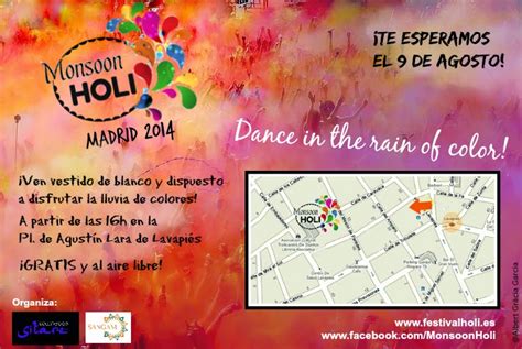 Monsoon Holi Madrid Donde Se Celebra Monsoon Holi Madrid 2014